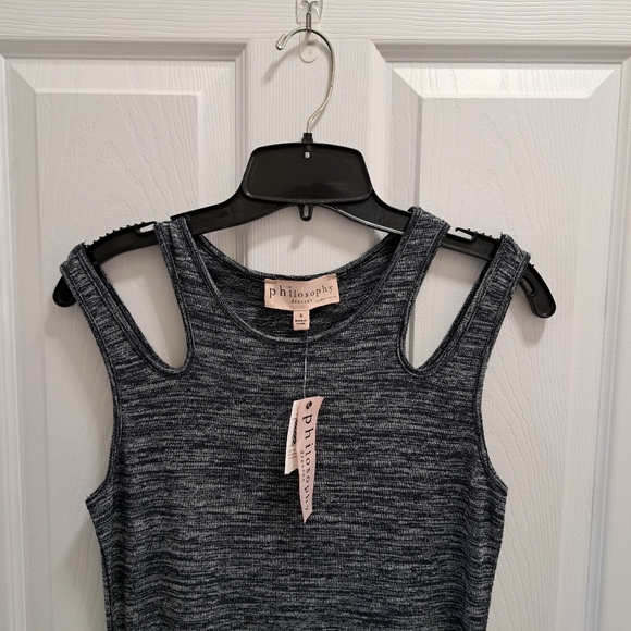 Philosophy Clothing Republic Dress Grey Knit Women's Small NWT - Picture 11 of 12